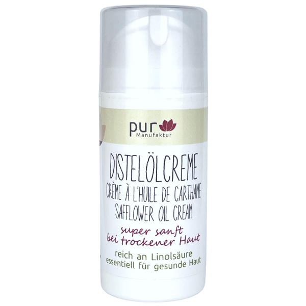 Distelöl-Creme für trockene Haut