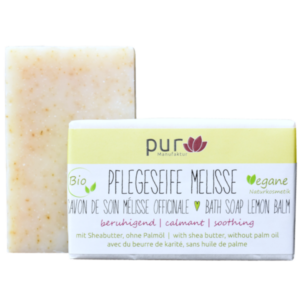 Pflegeseife Melisse - mit Bio-Sheabutter, 100 g