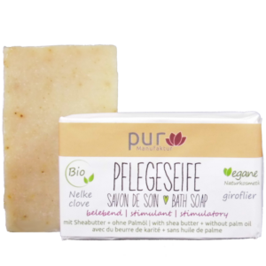 Pflegeseife Nelke-Lemongrass-Anis - mit Bio-Sheabutter, 100 g