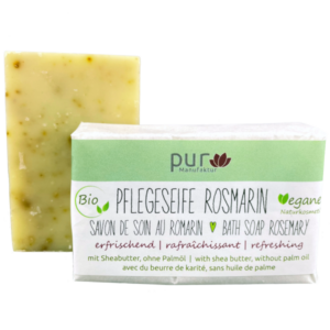 Pflegeseife Rosmarin-Lavendel-Salbei - mit Bio-Olivenöl, 100 g