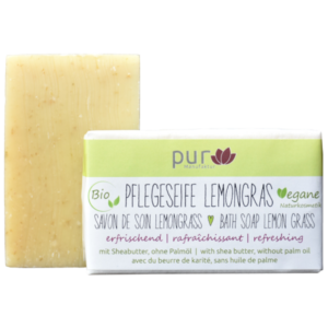 Pflegeseife Lemongras - mit Bio-Olivenöl, 100 g