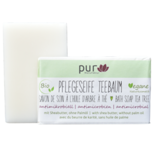 Pflegeseife Teebaum - mit Bio-Sheabutter, 100 g