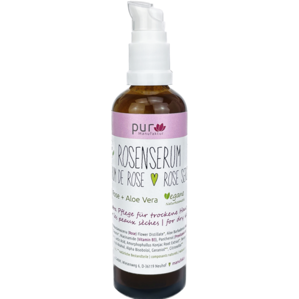 Rosenserum bio 75 ml, für trockene Haut