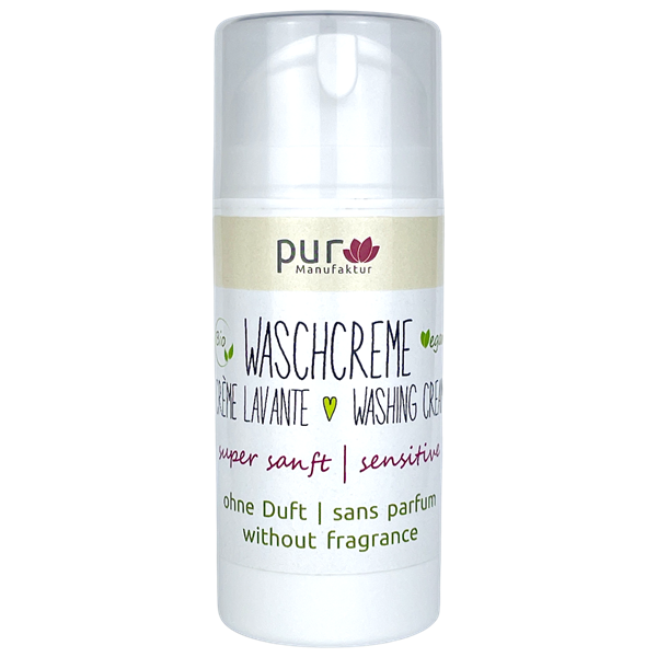 Sanfte Waschcreme ohne Duft, 100 ml, bio, für empfindliche Haut